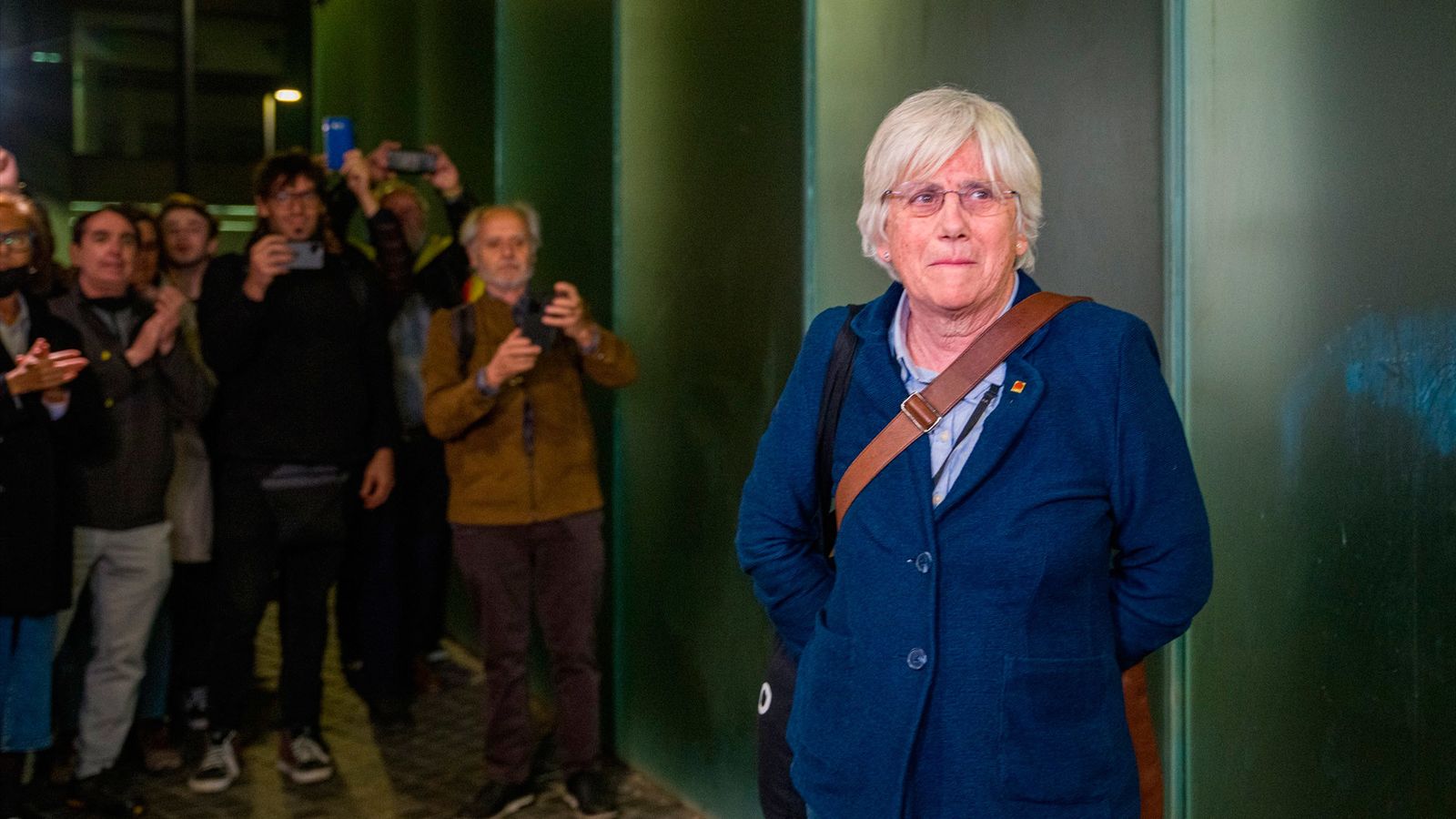 La exconsellera Clara Ponsatí sale en libertad provisional de la Ciutat de la Justícia, a 28 de marzo de 2023, en Barcelona