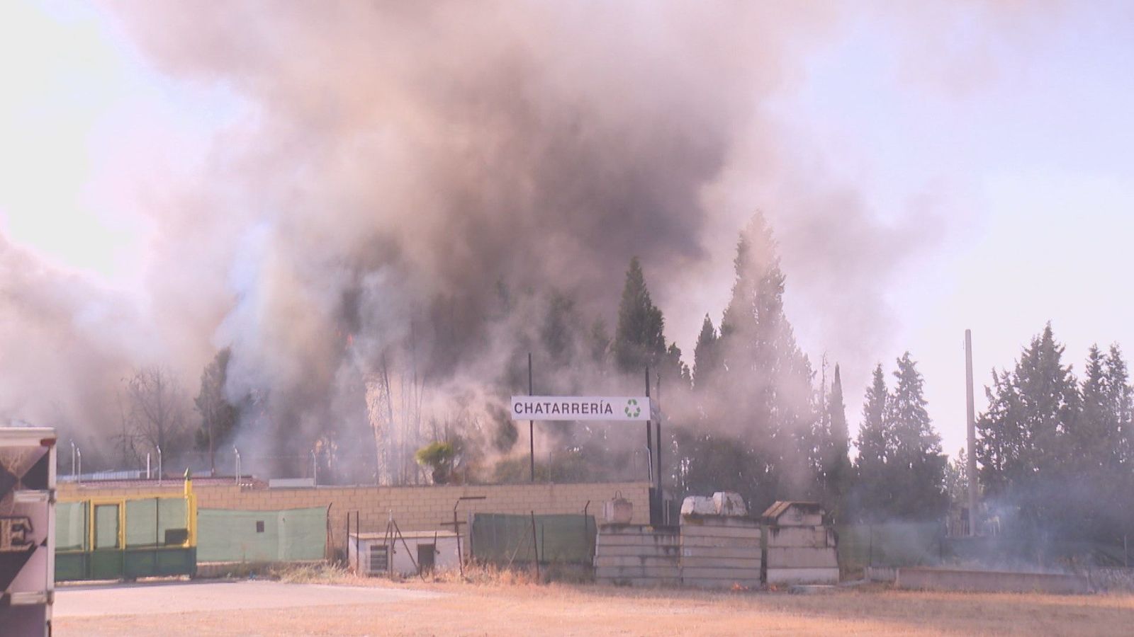 Extinguido un incendio cerca de un vivero de Torrejón de Ardoz