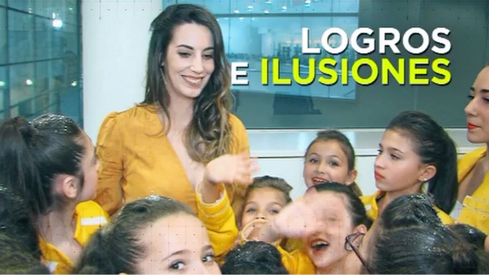Almudena Cid, profesora por un día