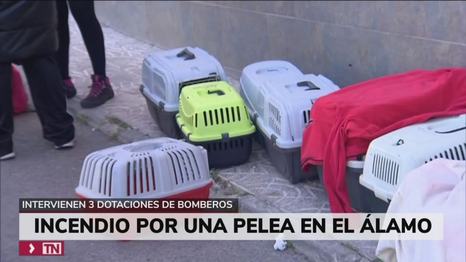 Una pelea entre okupas, el origen del incendio de una vivienda en El Álamo