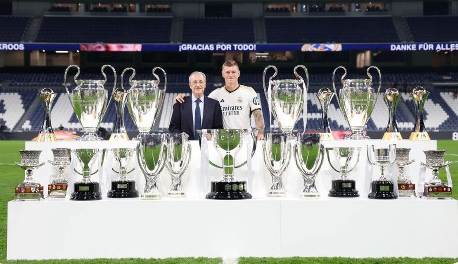 Florentino Pérez y Kroos