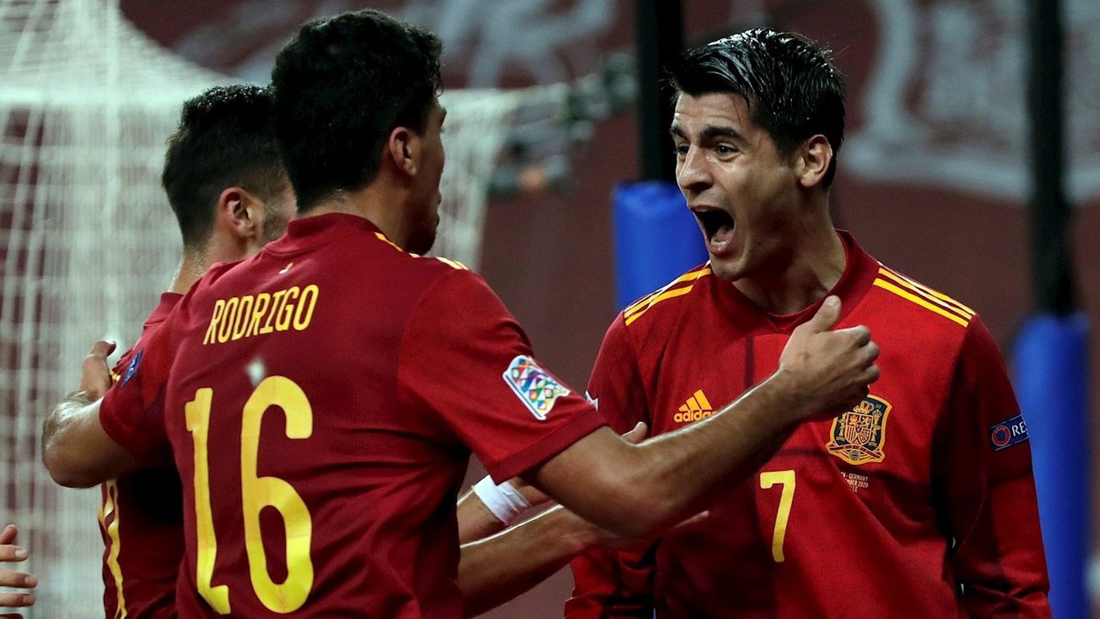 Rodri y Álvaro Morata