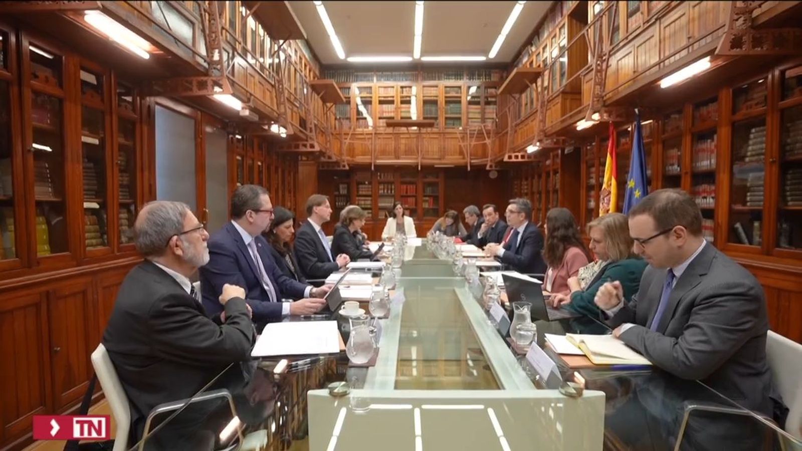 Bolaños con la Comisión Venecia