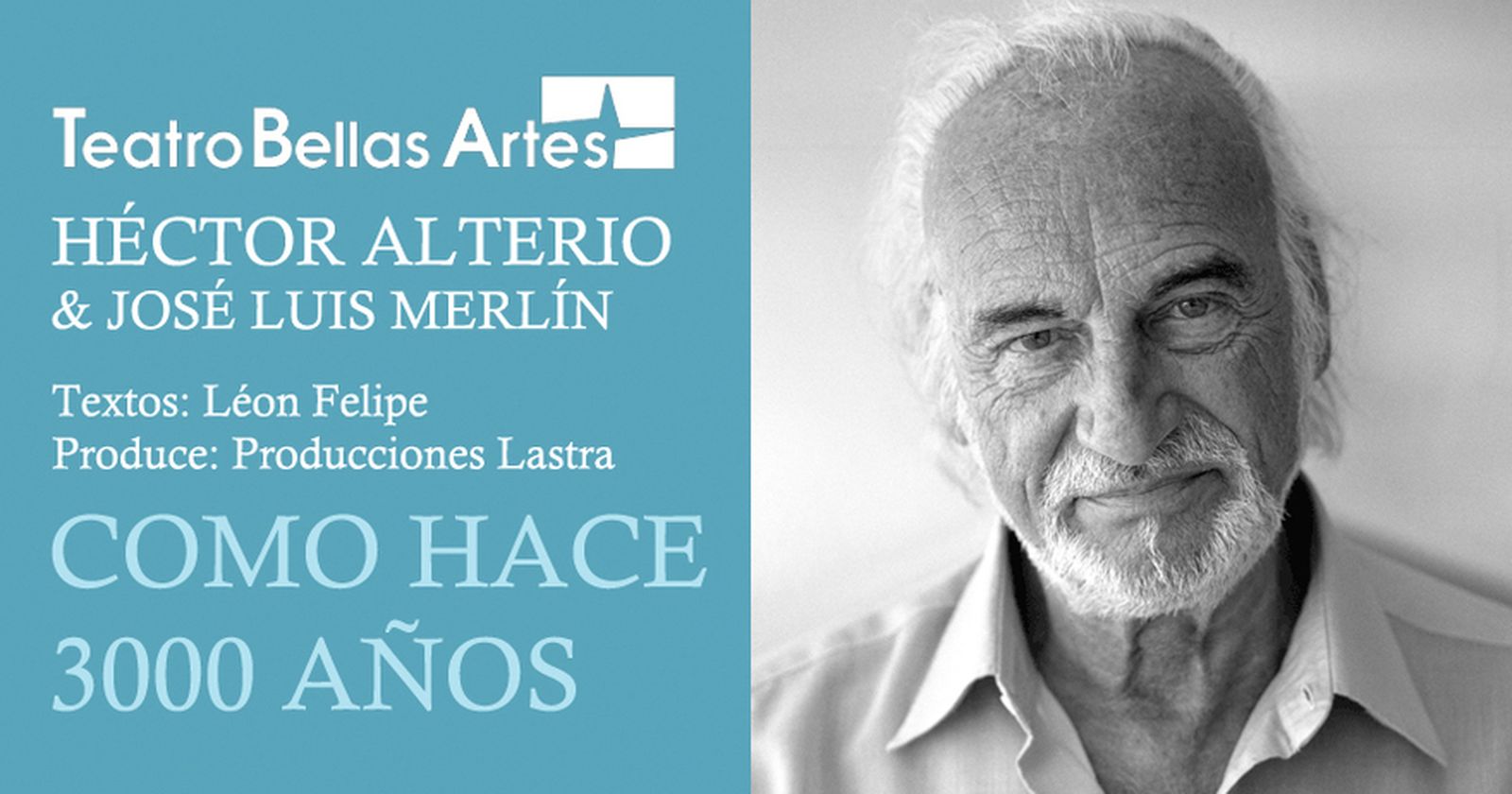 Héctor Alterio en 'Como hace 3.000 años'