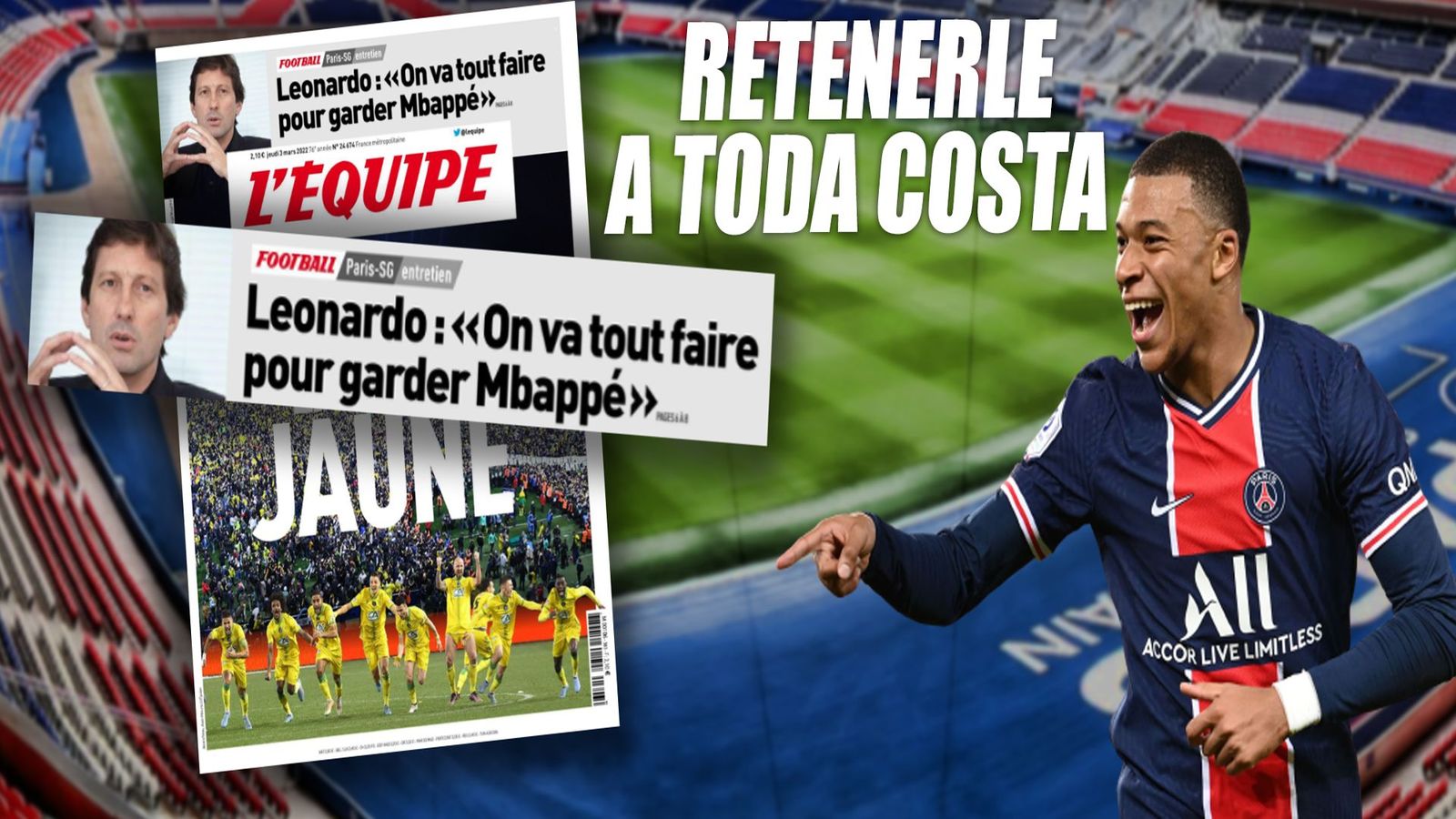El PSG niega una oferta a Mbappé y que su renovación dependa del dinero