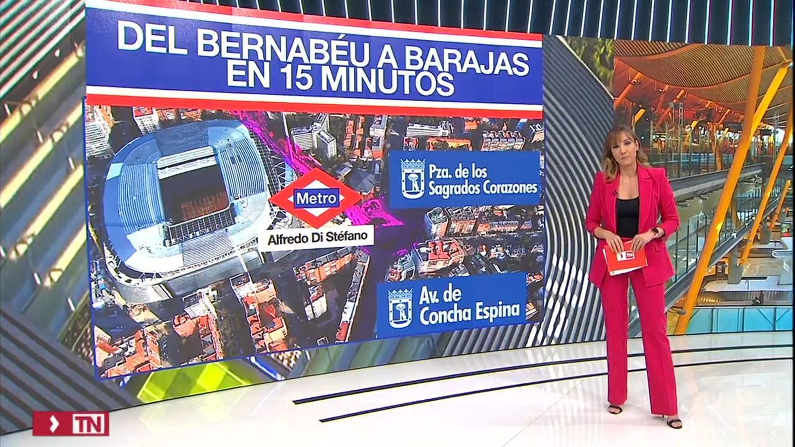 Otra estación de Metro al lado del Bernabéu