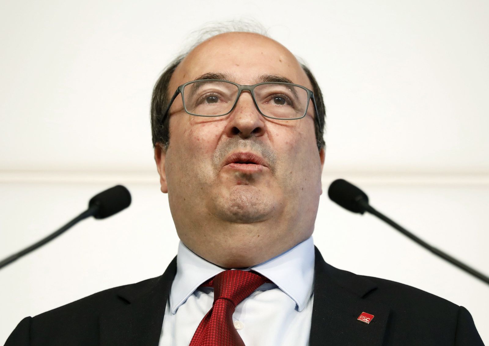 El líder del PSC, Miquel Iceta