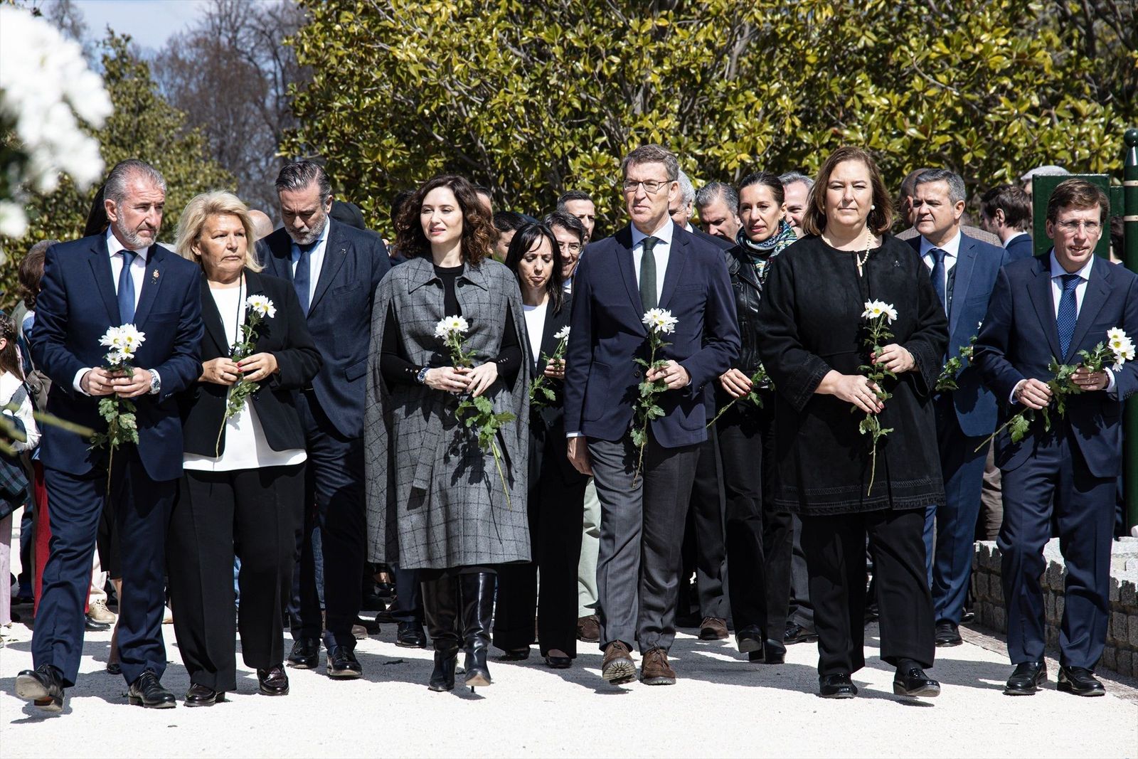 Homenaje a las víctimas del 11-M en el Bosque del Recuerdo