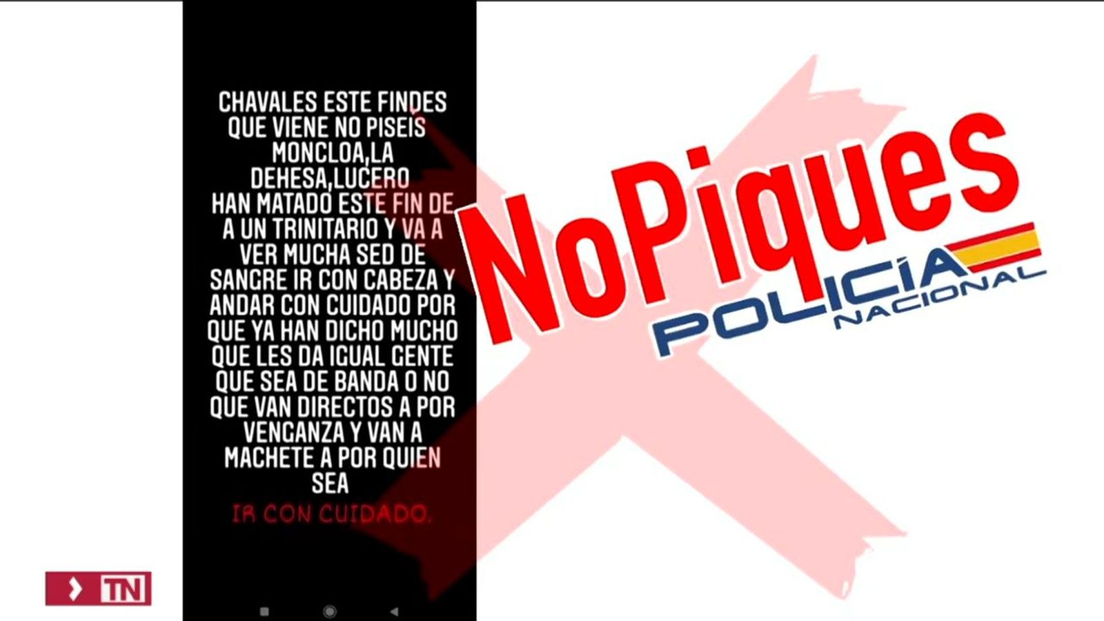 Las venganzas de las bandas como bulo
