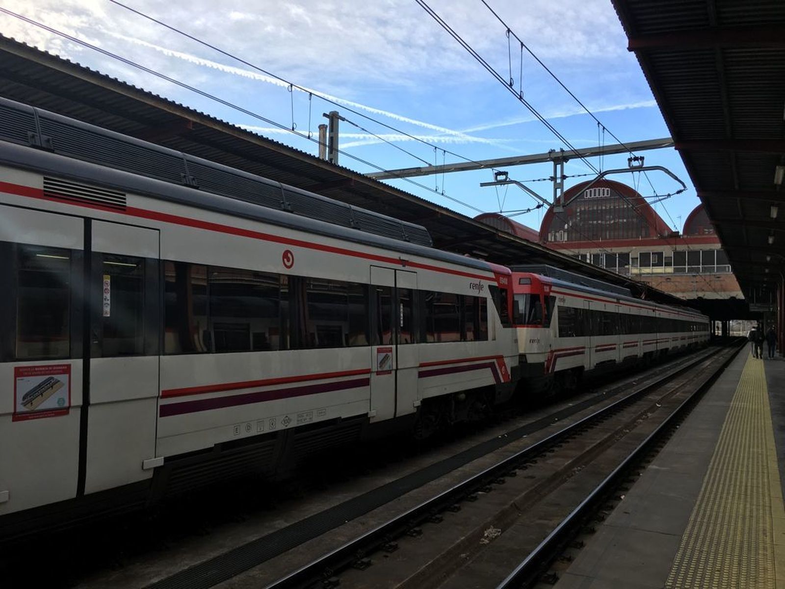 Cercanías en la estación de Chamartín