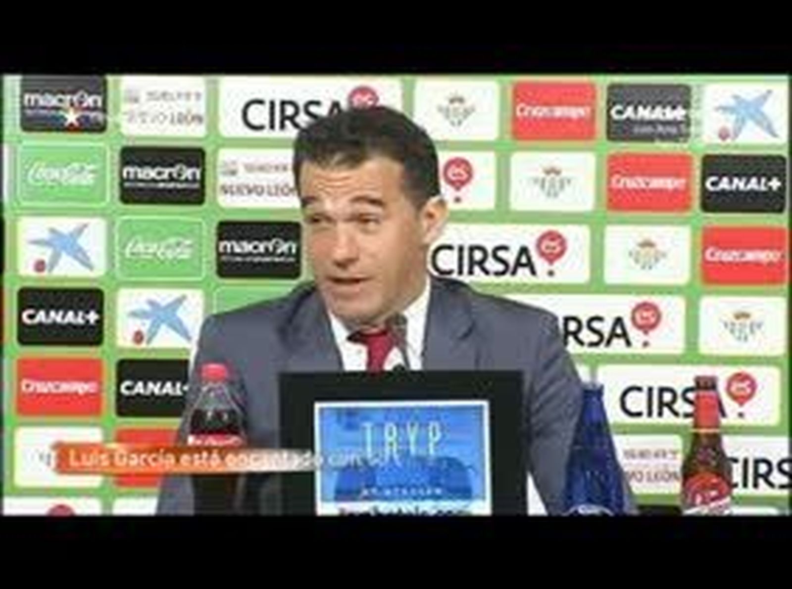 Luis García, técnico del Getafe
