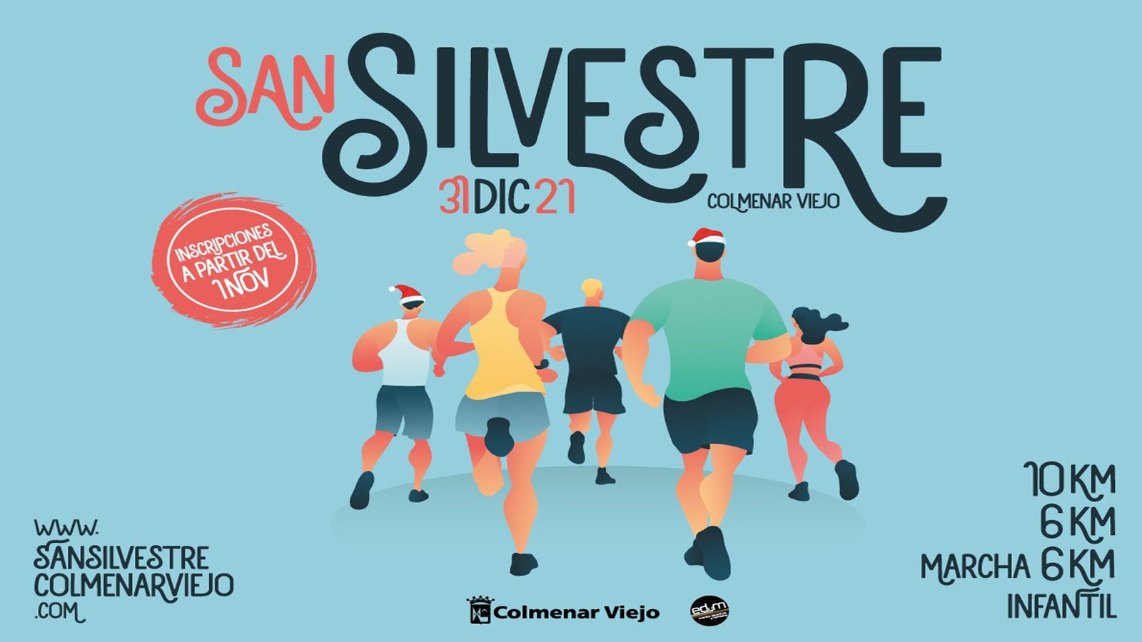 Cartel de la San Silvestre de Colmenar Viejo