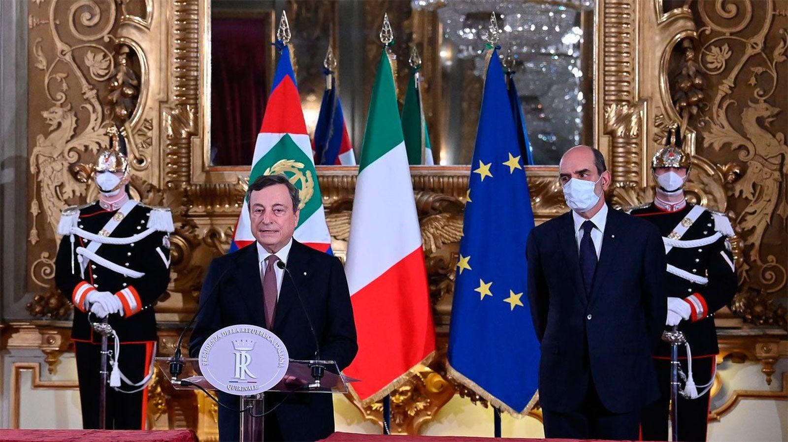 Mario Draghi anuncia su gobierno de salvación pero reserva a técnicos Economía, Interior y Energía