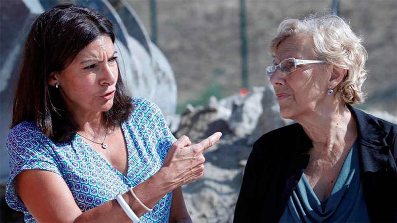 Las alcaldesas de Paris y Madrid, Anne Hidalgo y Manuela Carmena