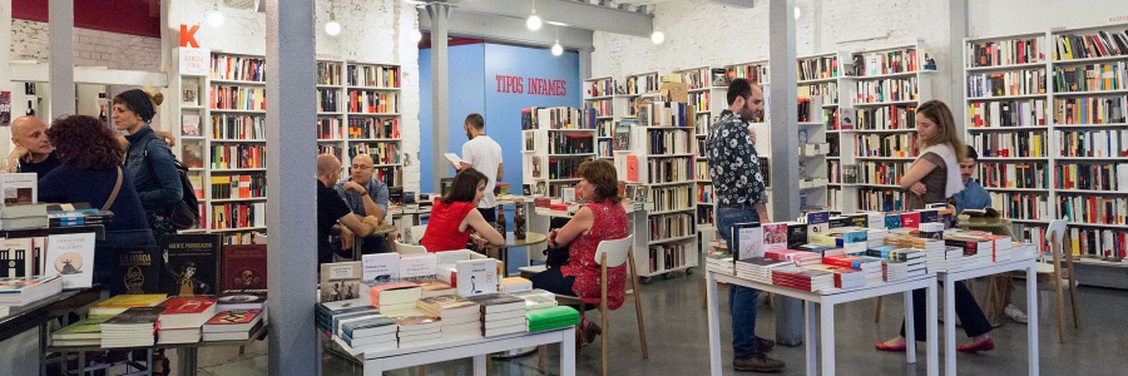 La librería 'Tipos Infames' de Malasaña, en una imagen previa a la pandemia