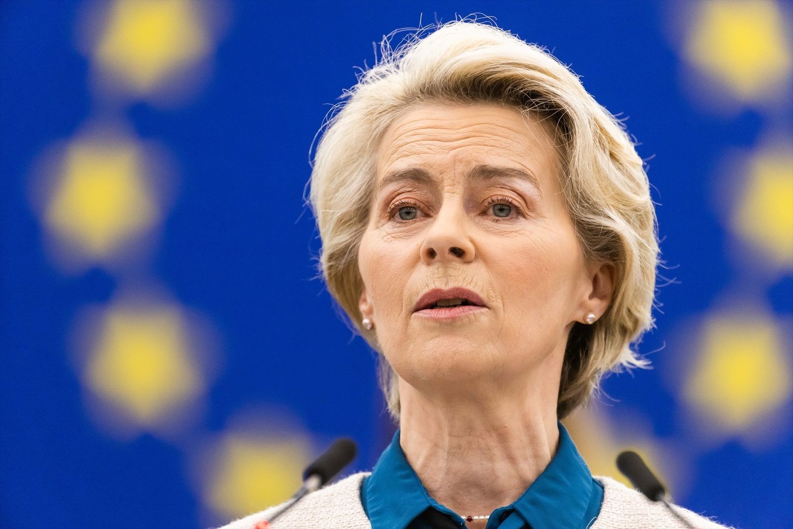 La presidenta de la Comisión Europea, Ursula von der Leyen