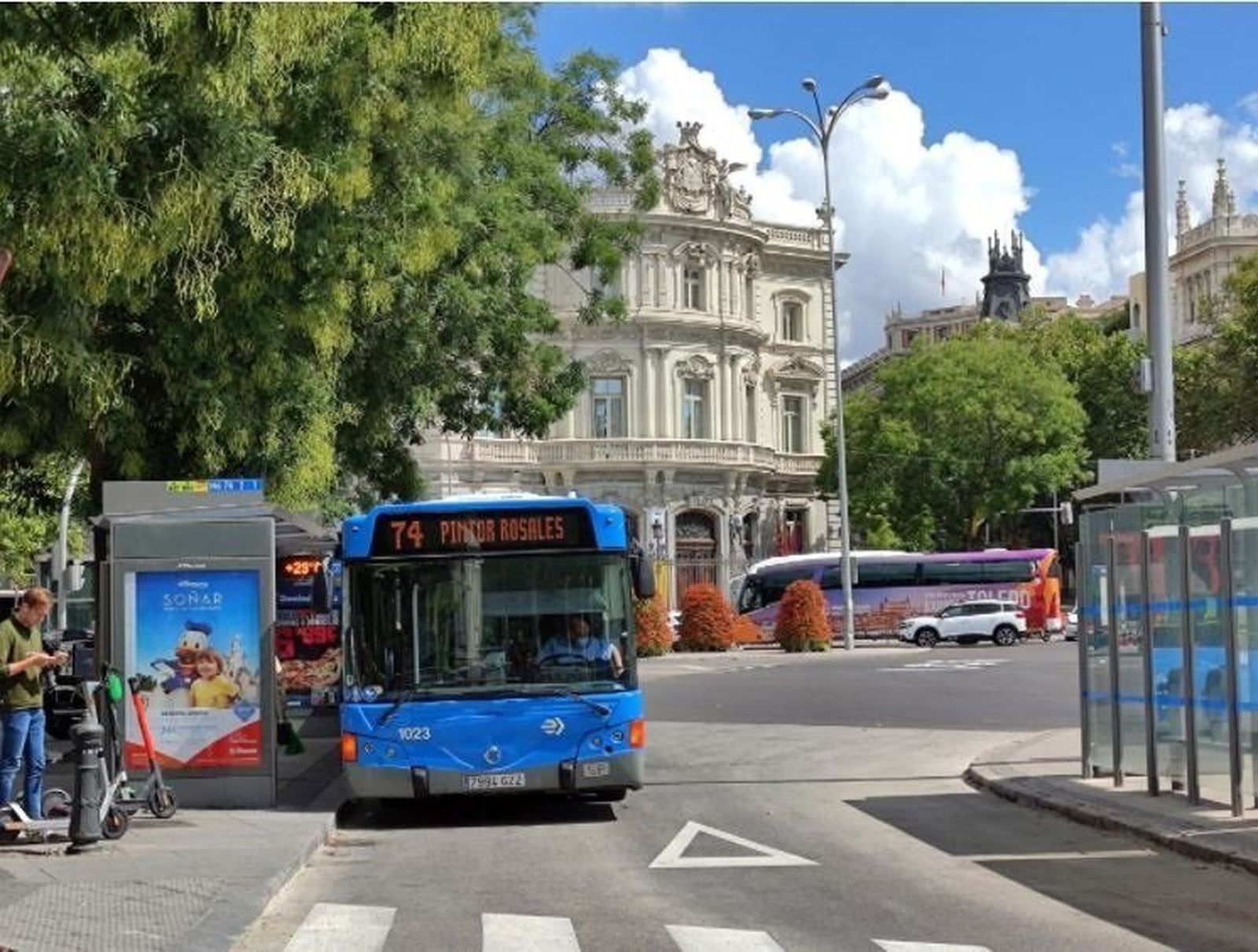 Autobús de la línea 74 de la EMT