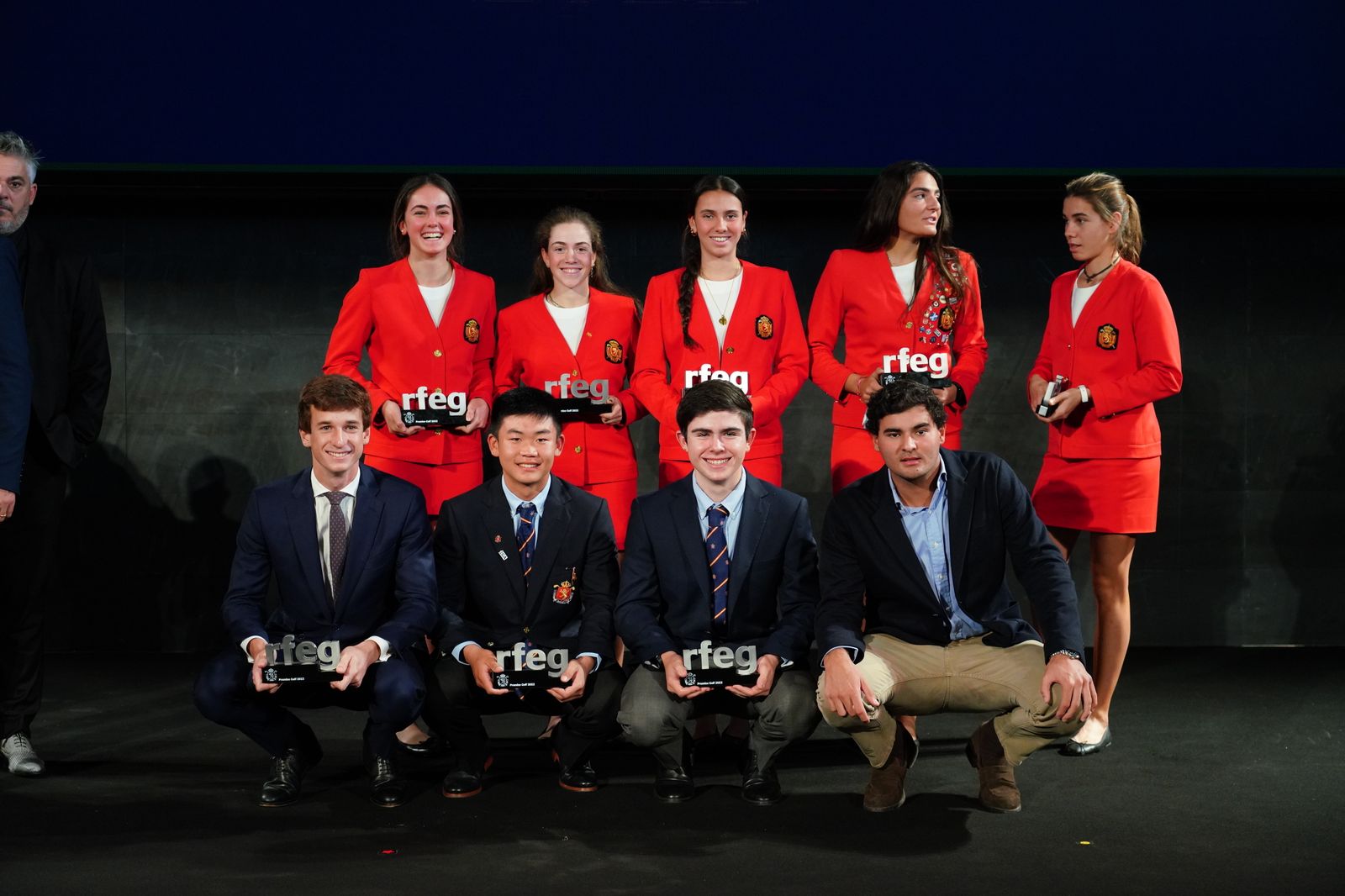 Madrileños galardonador en la Gala del Golf Español
