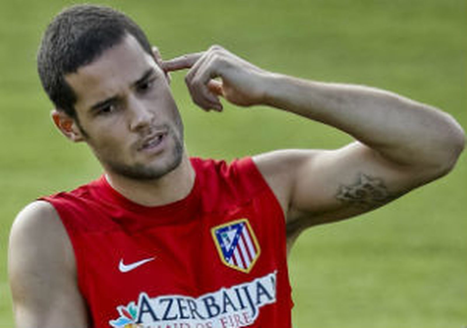 Mario Suárez, jugador del At. Madrid