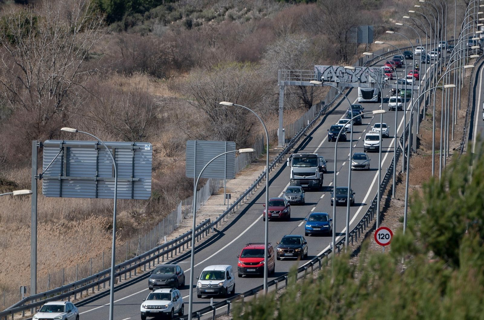 La rehabilitación de la A3 provocará cortes de tráfico desde este lunes