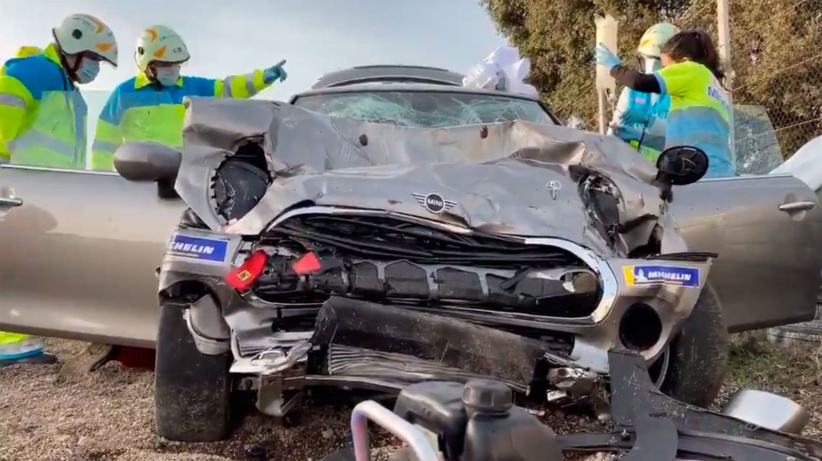 Accidente de tráfico en el Circuito del Jarama
