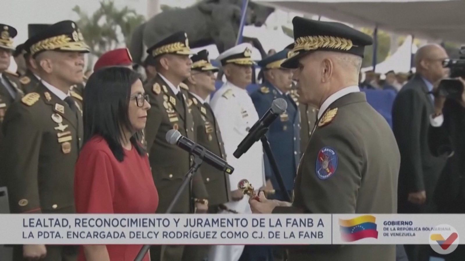 Delcy Rodríguez, comandante en jefe de Venezuela con el apoyo condicional de Estados Unidos