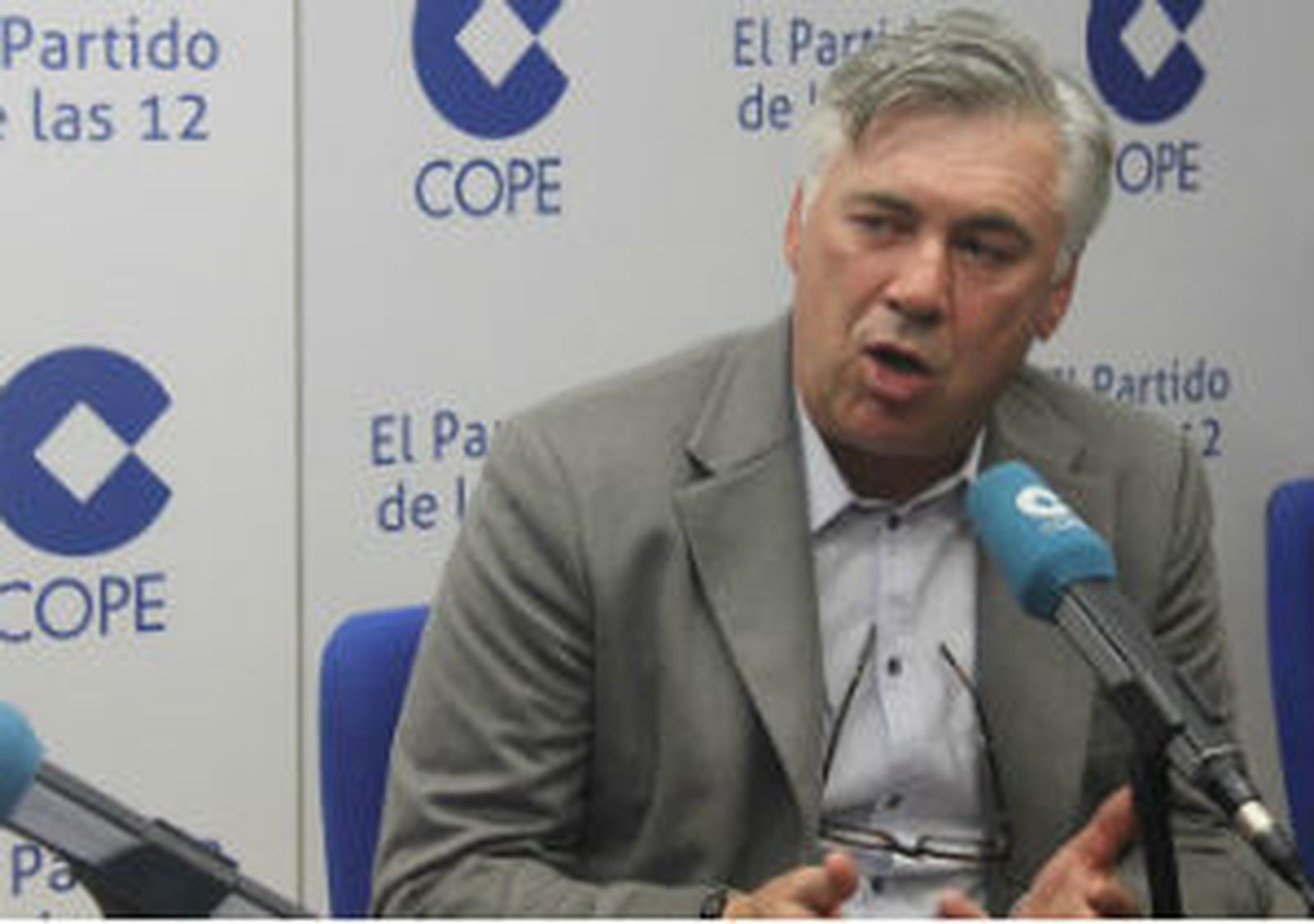 Carlo Ancelotti, en la Cadena Cope