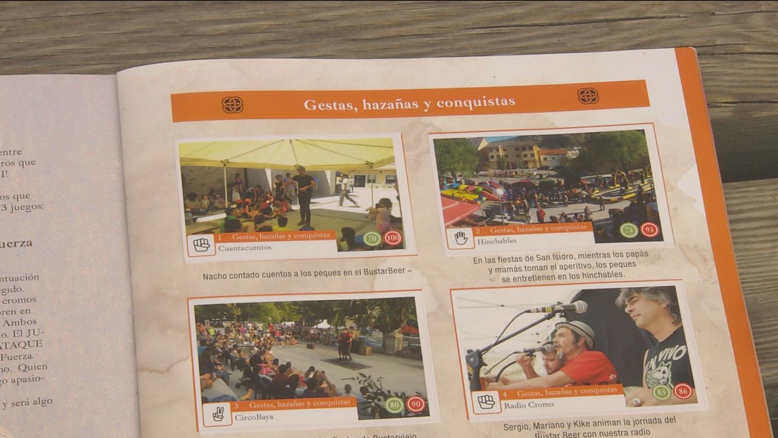 Cromos para conocer a los vecinos de Bustarviejo