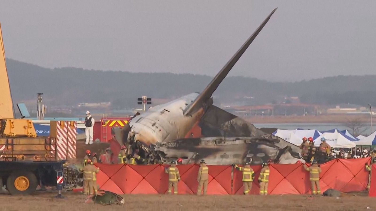 Accidente aéreo en Corea del Sur