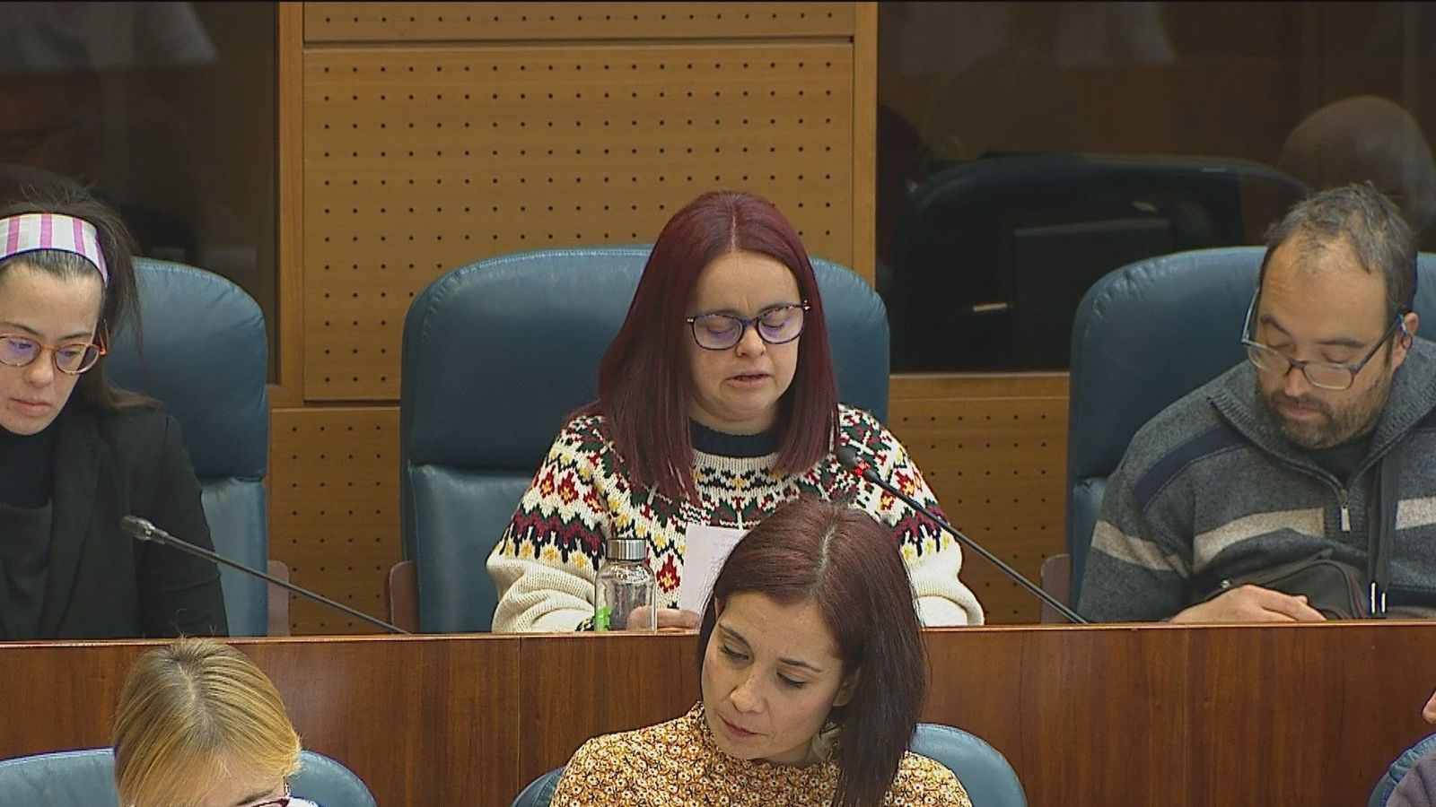 Personas con discapacidad luchan por sus derechos en la Asamblea