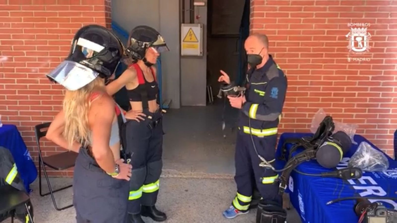 Chema Martínez, Tamara Sanfio y Marta Guerrero