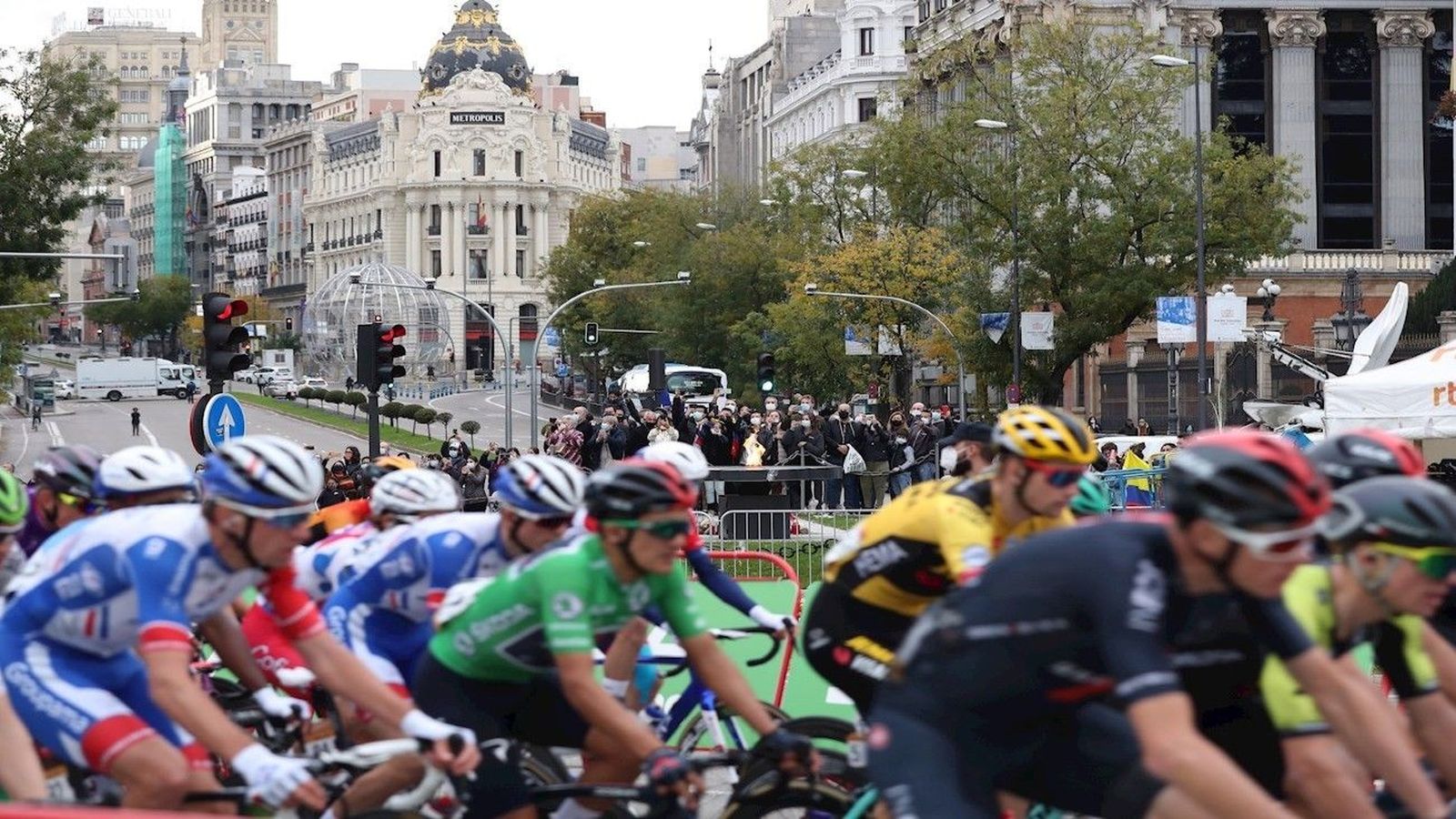 La afición madrileña no dejó sola a la Vuelta