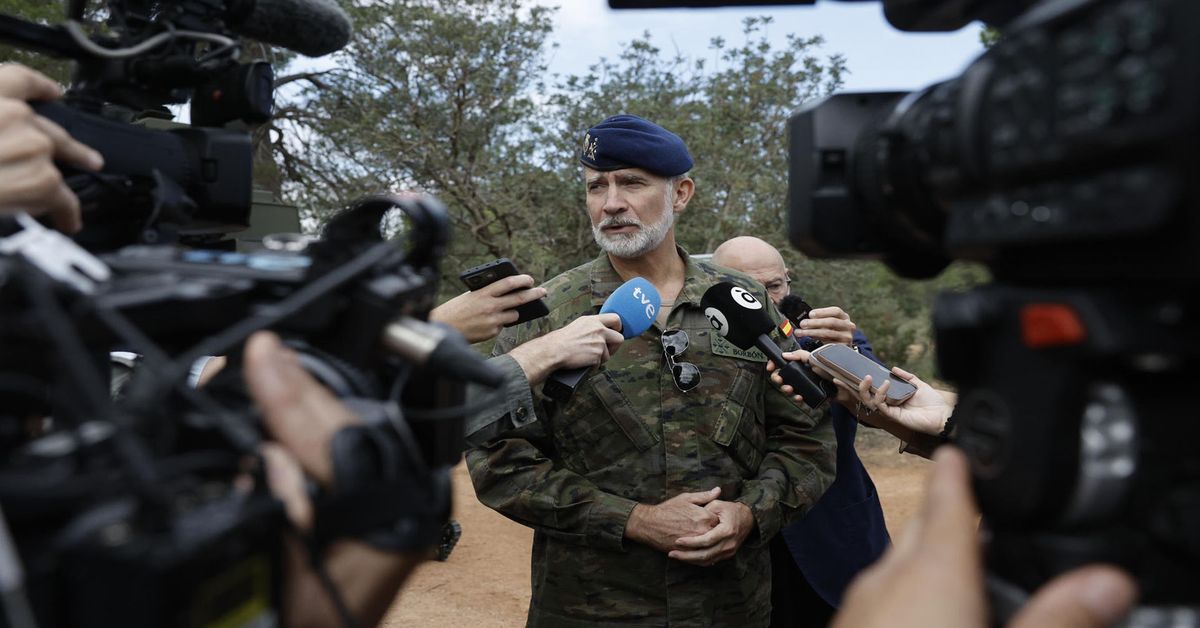 Felipe VI lamenta el accidente de tren en Urda