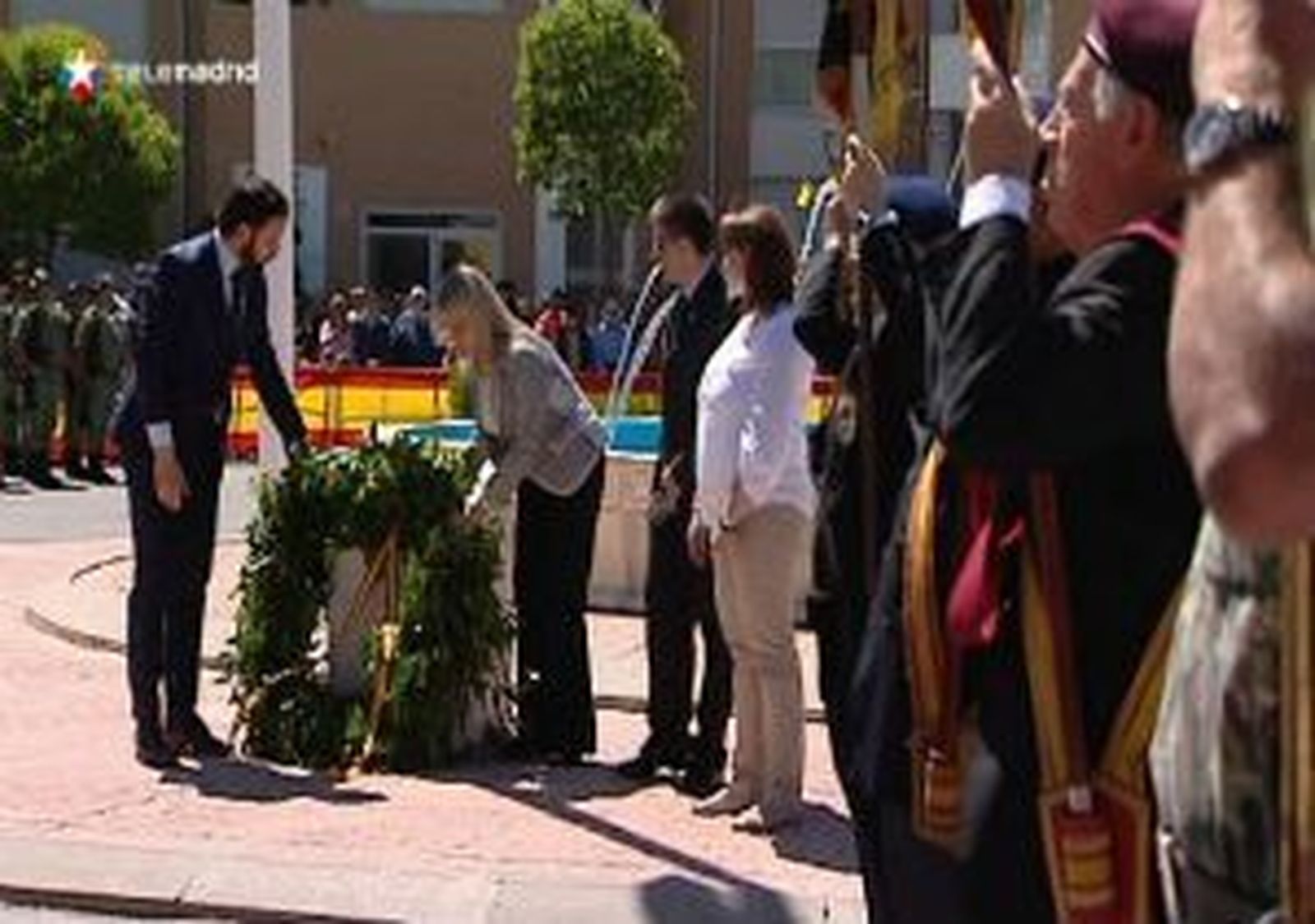 Homenaje a la bandera y a la víctimas del terrorismo en Brunete
