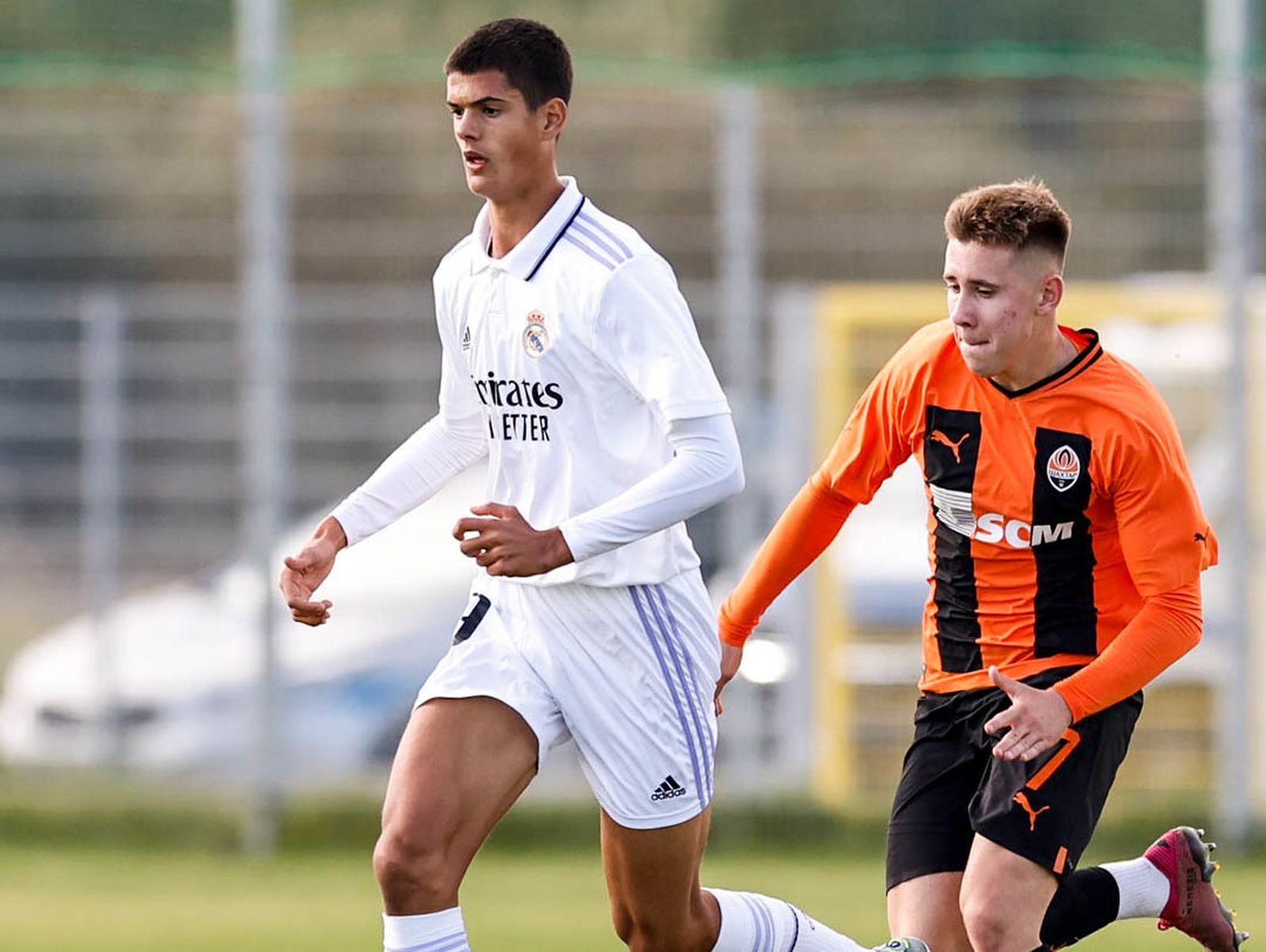 Real Madrid juvenil ante el Shakhtar