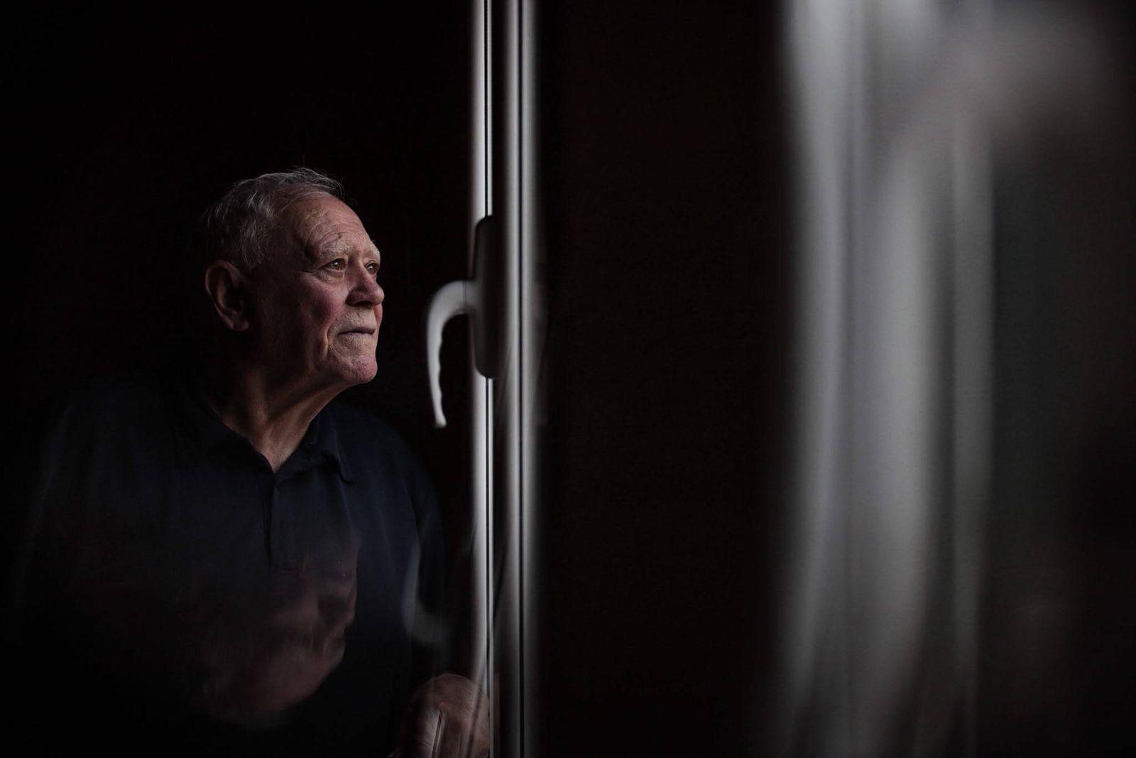Alejandro Ibáñez, uno de los residentes de los apartamentos para mayores del Ayuntamiento de Madrid