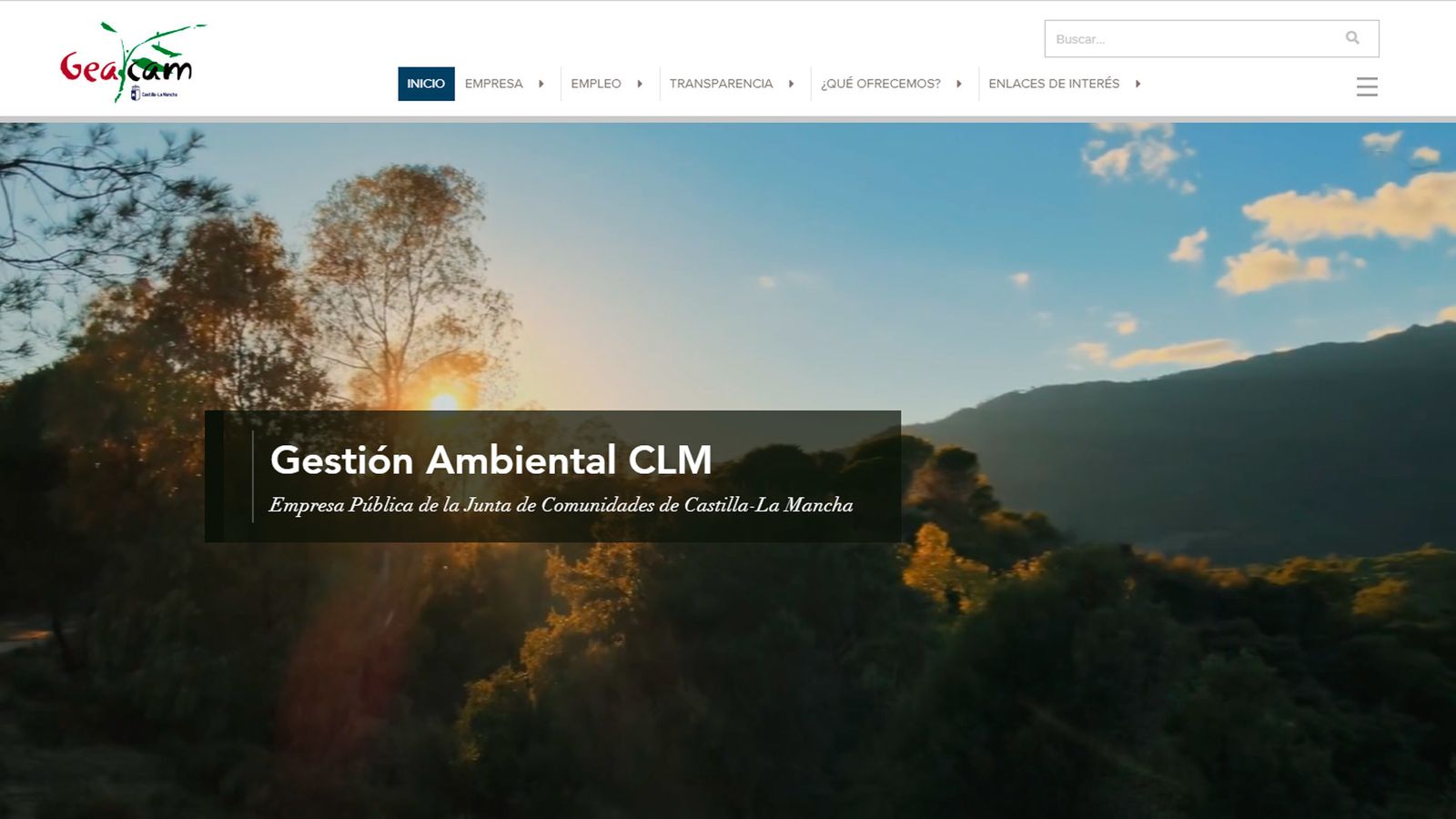 Página web de Geacam