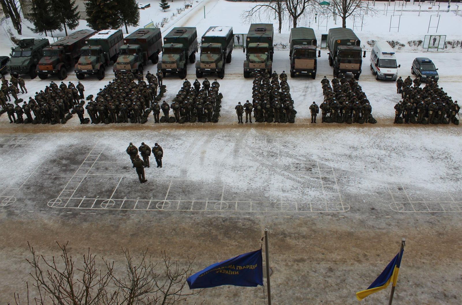 Ejercicios militares del Ejército ucraniano