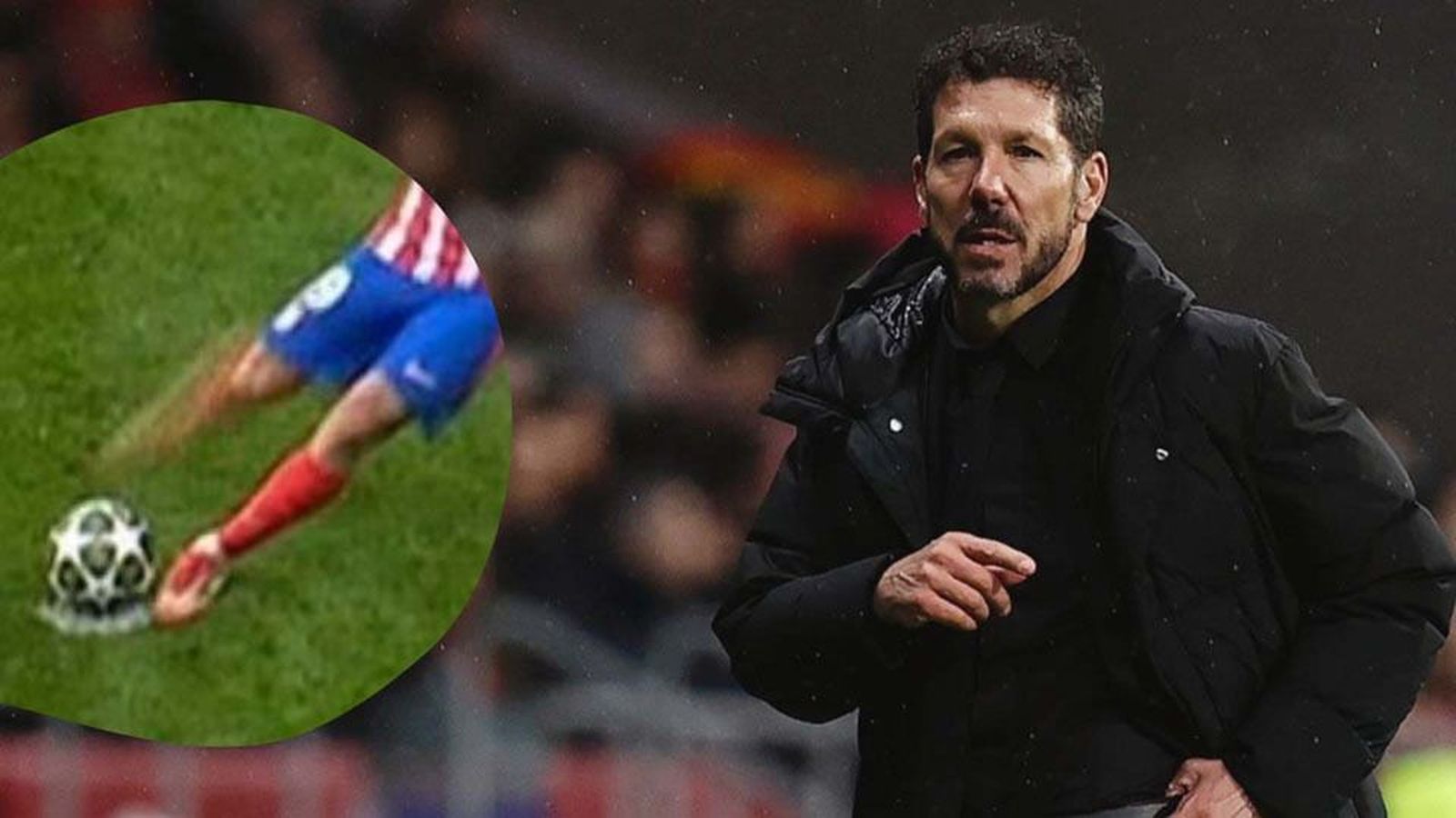 Simeone: "Que levante la mano quien vio que Julián toca dos veces el balón"