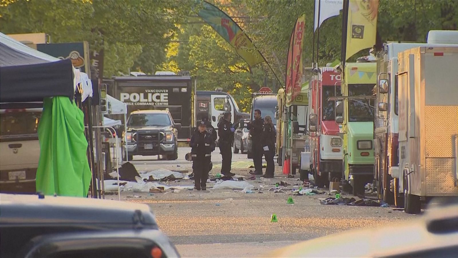 Atropello masivo mortal en Vancouver.