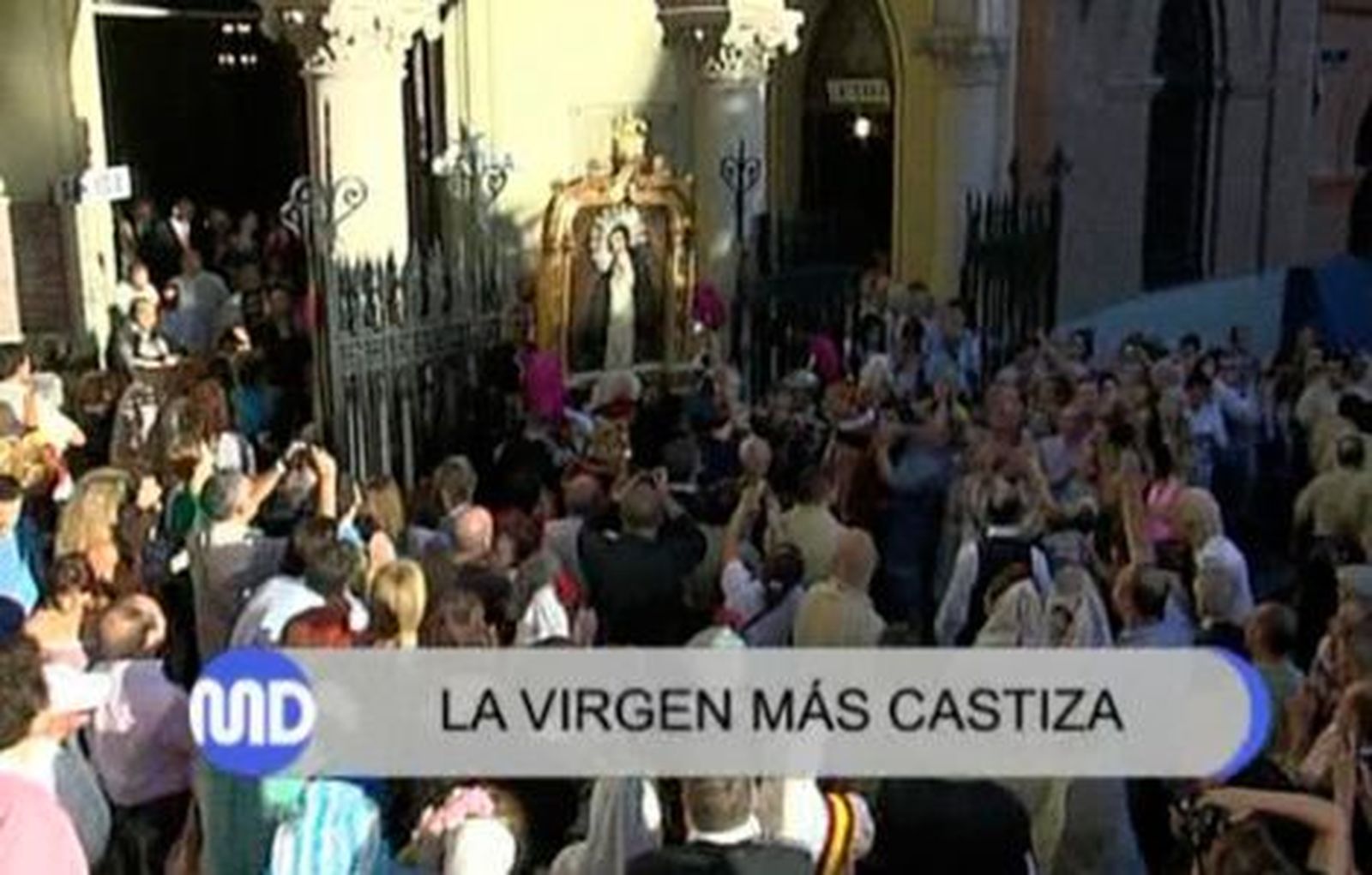 La Virgen de la Paloma sale en procesión