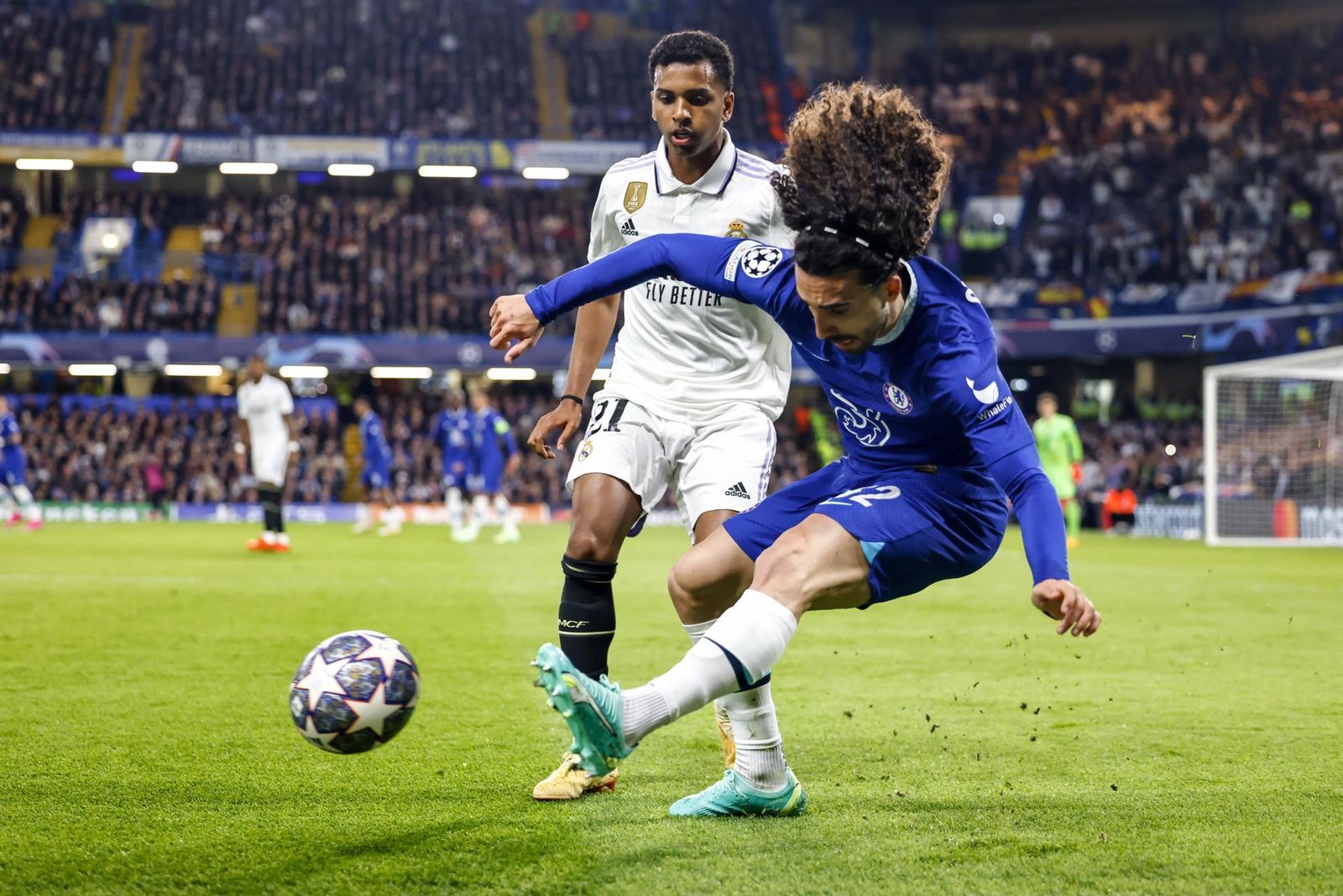 Rodrygo y Cucurella