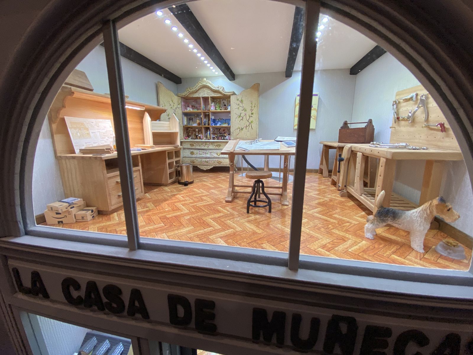 Una de las maquetas de la Feria 'Madrid miniaturas'
