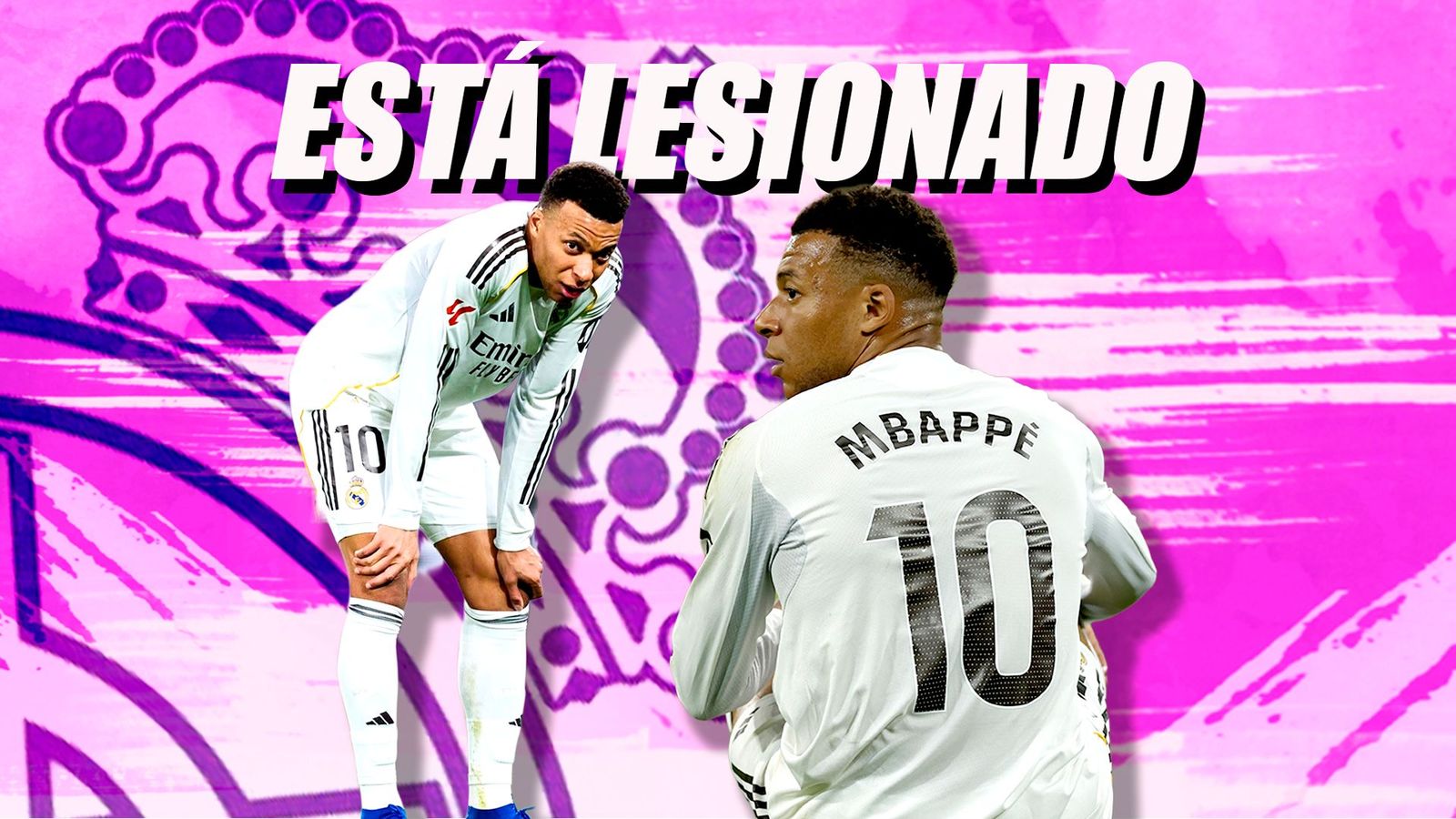 Mbappé, baja ante el Espanyol y duda para el clásico