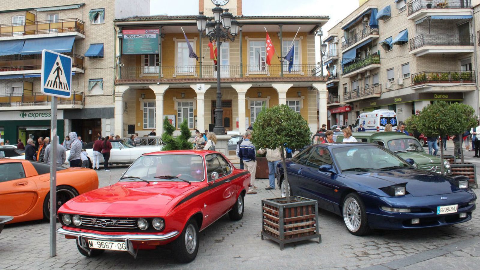 Coches clásicos, en Morata
