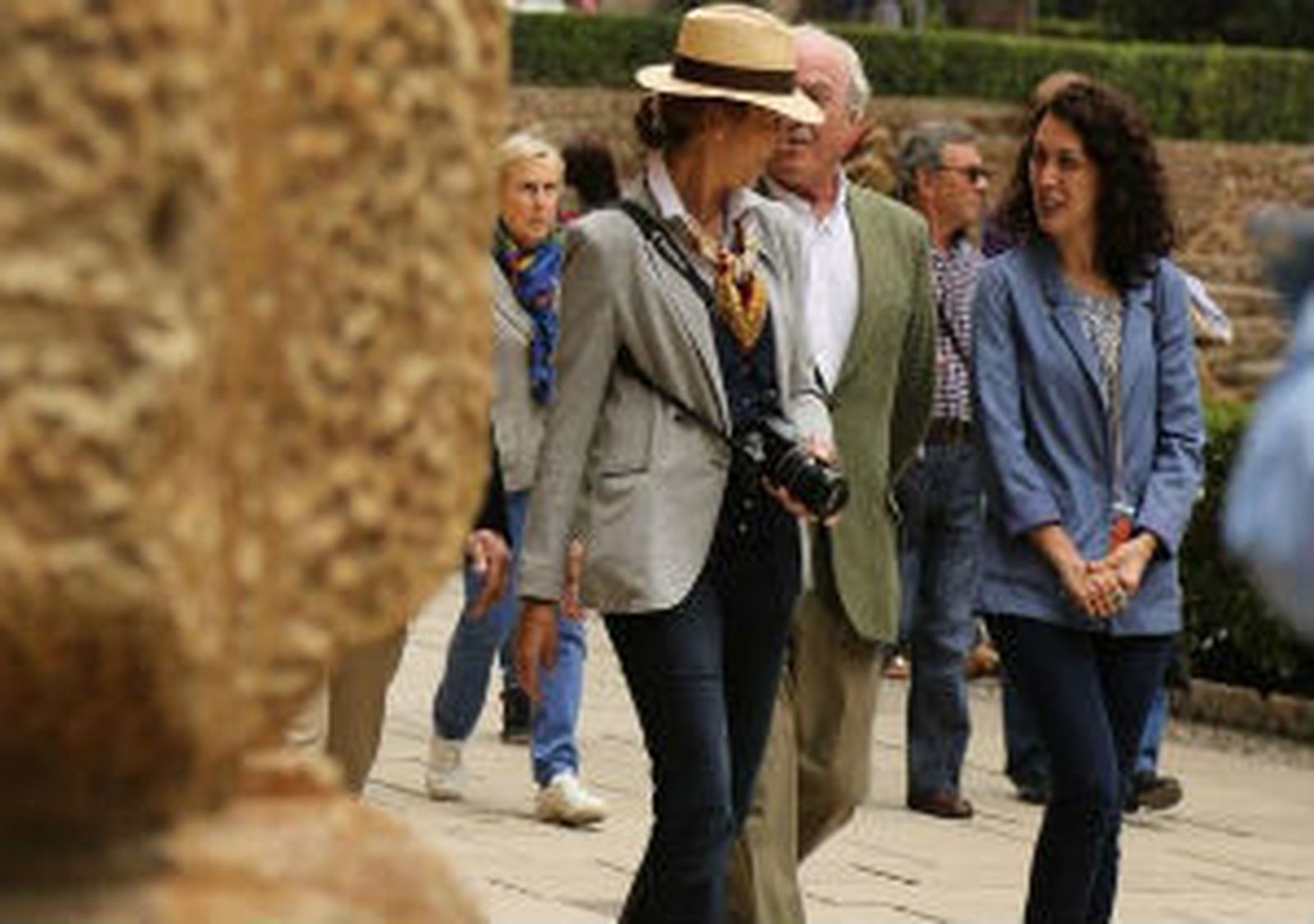 Visita de la infanta Elena a la Alhambra