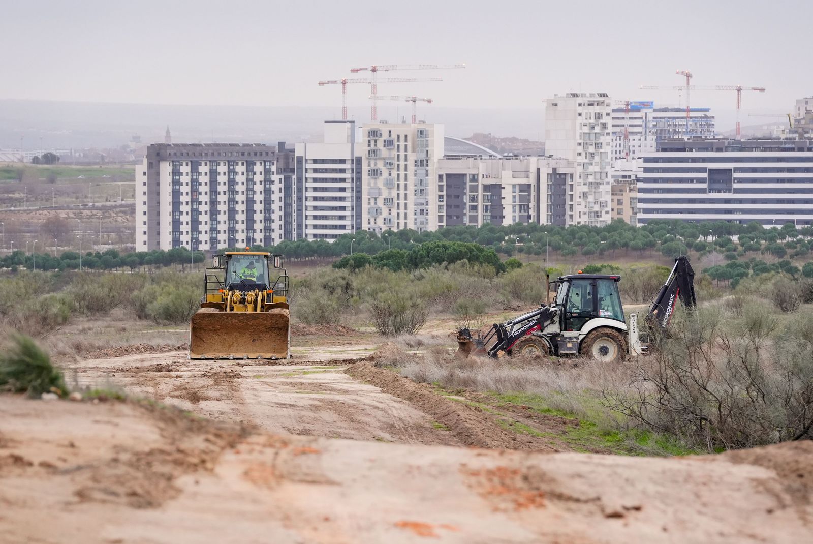 Arrancan las obras de la operación inmobiliaria en la Solana de Valdebebas