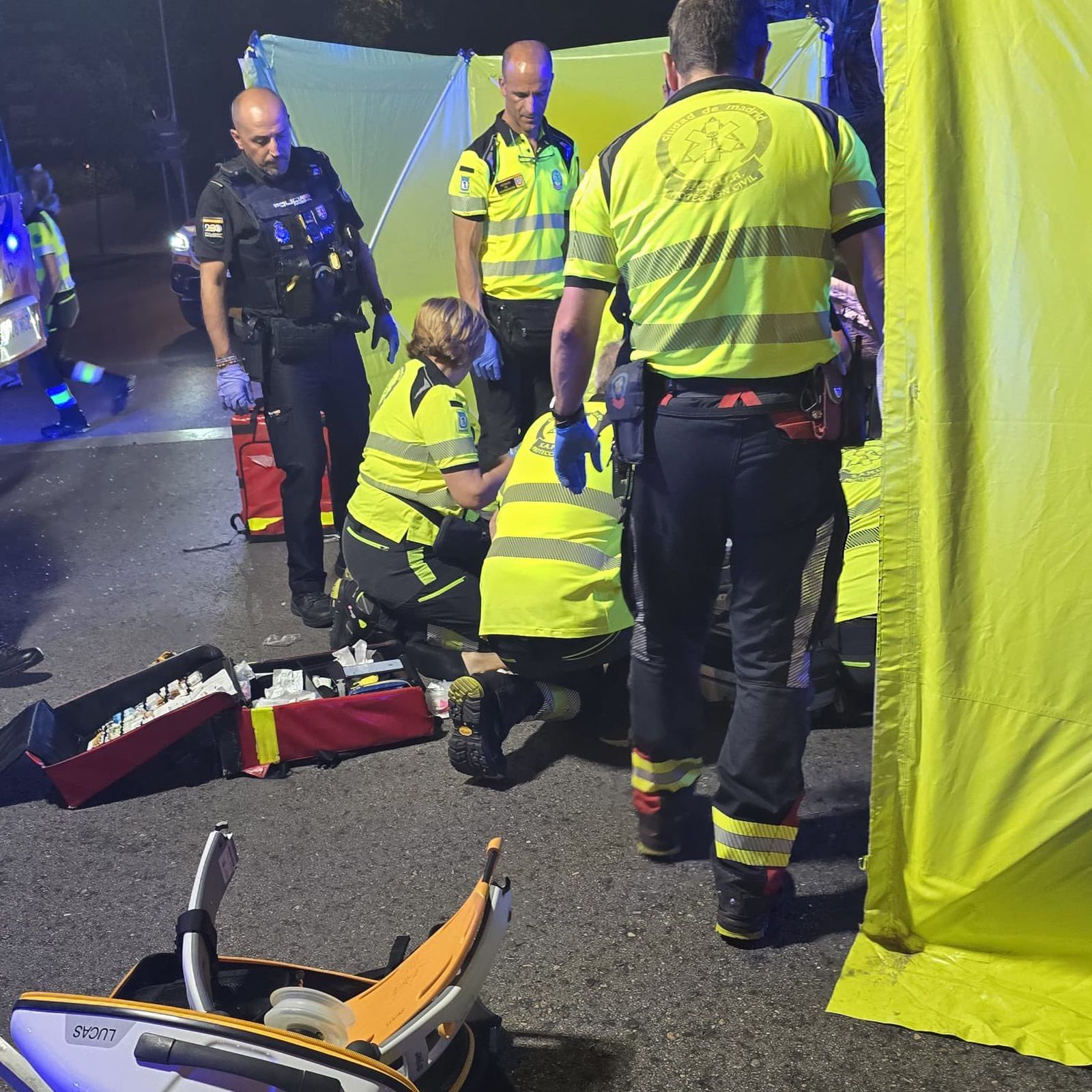 Accidente de moto en Doctor Esquerdo