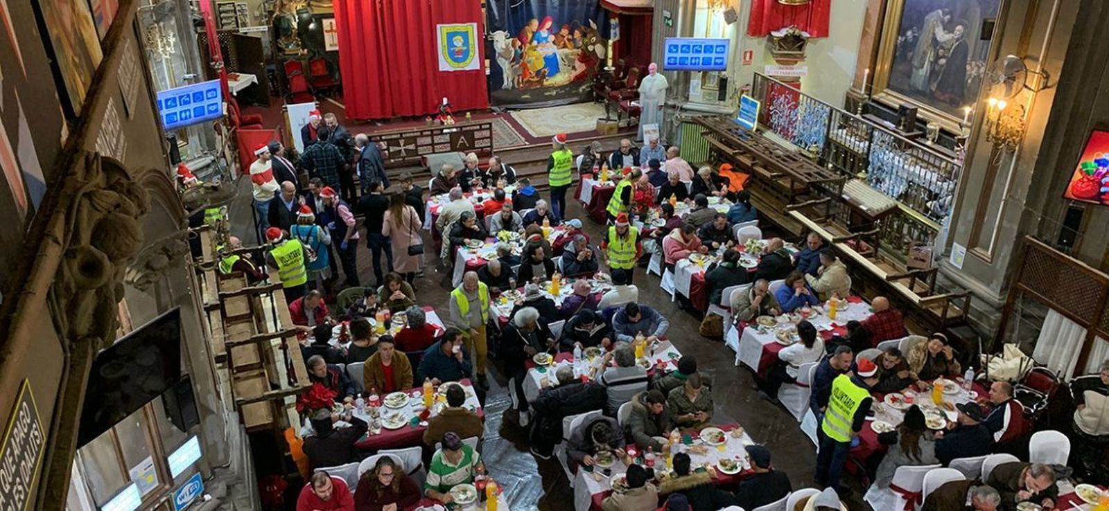 Cena de Nochebuena de Mensajeros de la Paz