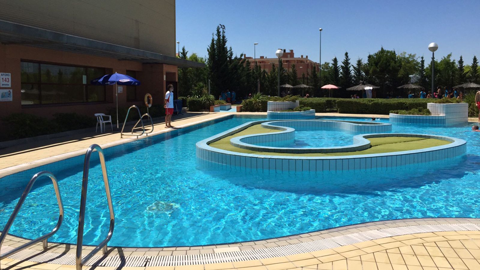 Una de las piscinas de La Fortuna, en Leganés